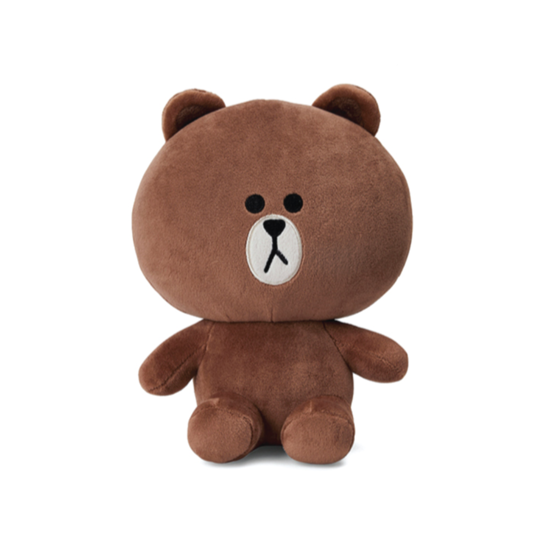 Line friends cheap brown plush