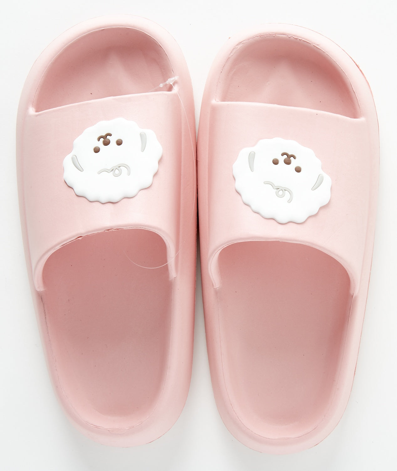 Pom Pom Slippers Bichon 255 Pink Amuse Ground