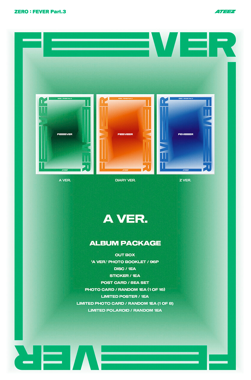 Ateez sale fever album set