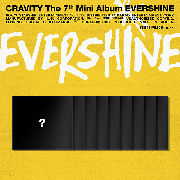 Cravity 7th Mini Album: EVERSHINE (Digipack ver.)