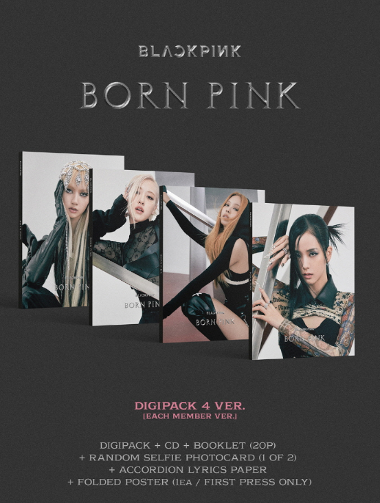 Blackpink born outlet pink lisa digipack