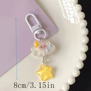 Mini Keyring Cloud Star