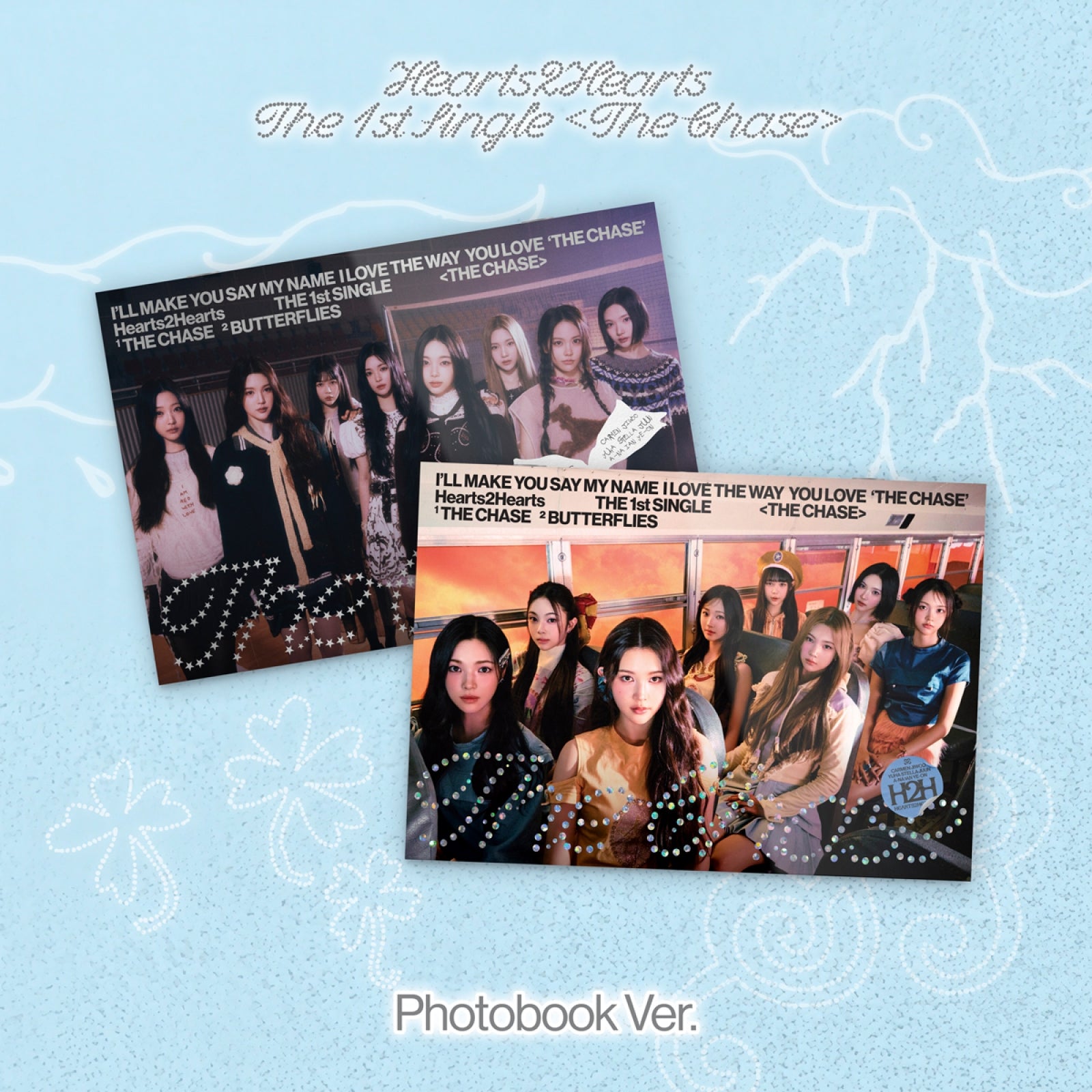 Hearts2Hearts 1st Single Album "The Chase" (Photobook Ver.)