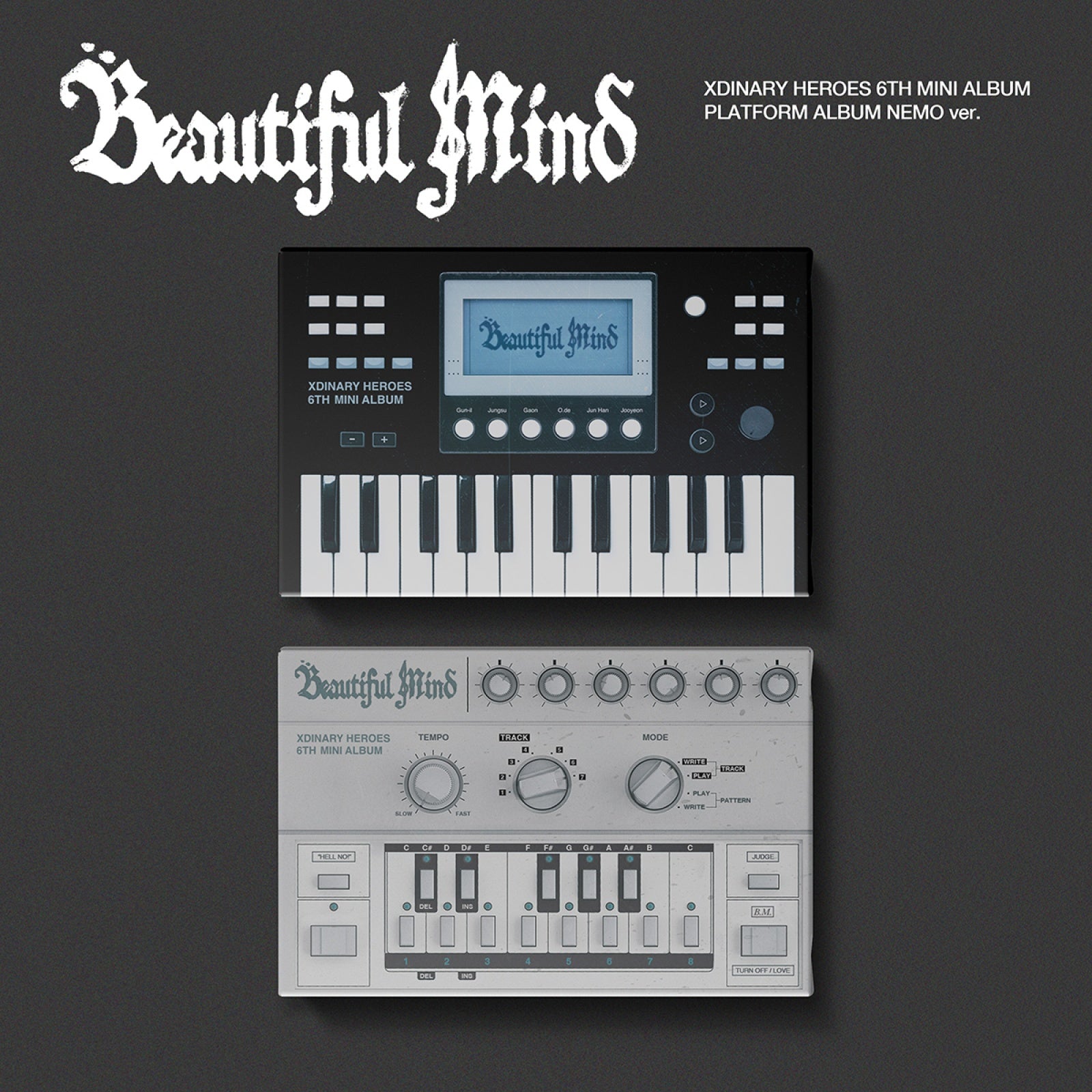 [Pre-Order] XDINARY HEROES - 6TH MINI ALBUM [BEAUTIFUL MIND] (PLATFORM)