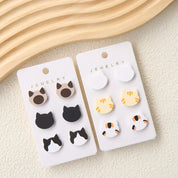 Earrings Cartoon Cat