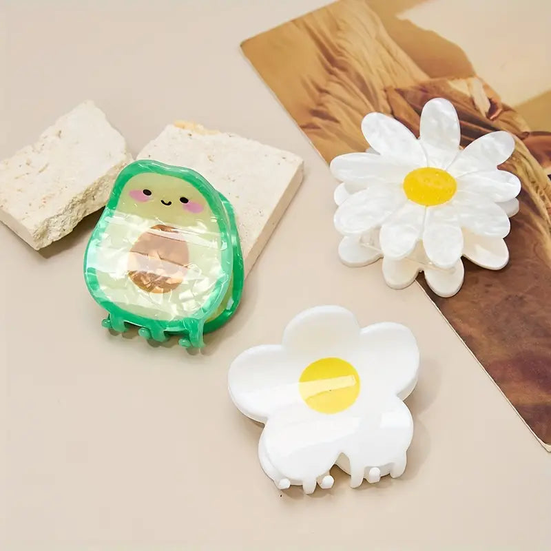 Hair Clip Shiny Daisy