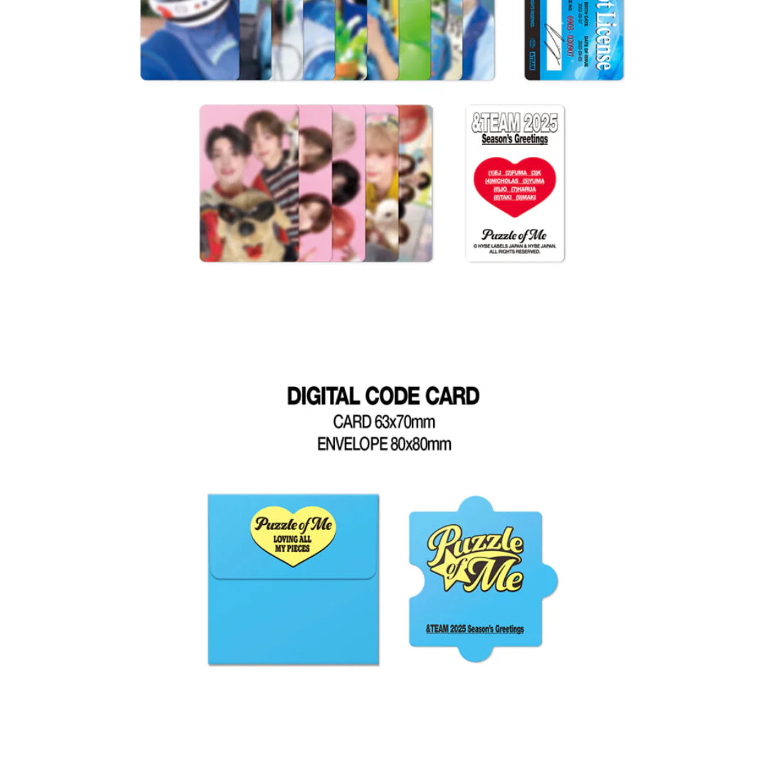 [Pre-Order] &TEAM 2025 Seasons Greeting [PUZZLE OF ME]