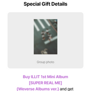 ILLIT 1st Mini Album "Super Real Me" (Set + Weverse Ver.)  with Weverse POB