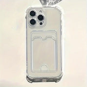 Phone Case with Build-in Card Slot Transparent iPhone 15