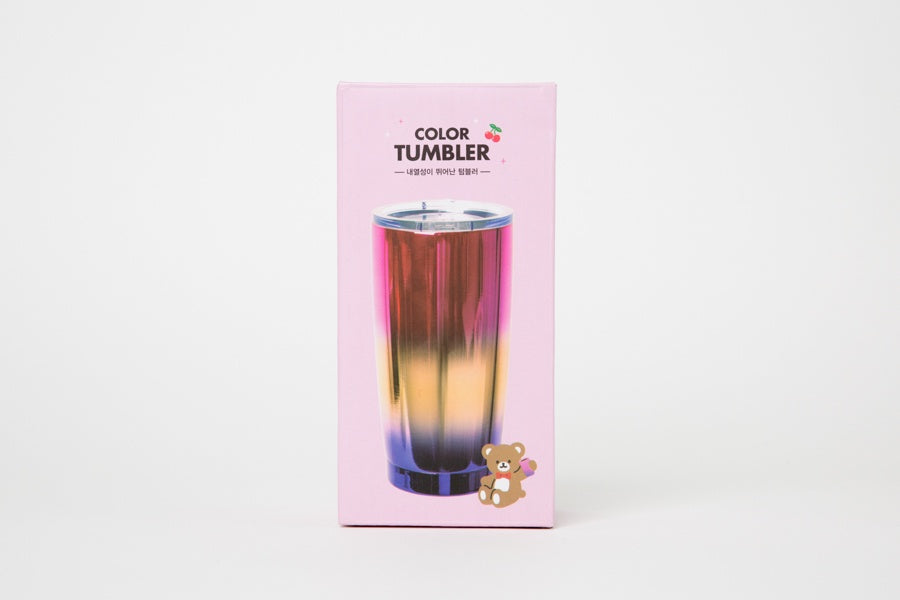 Neon Colour Tumbler (560ml) - Pink and Purple