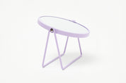 Circle Desk Mirror 3X (Purple)