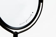 Matte Black Oval Desk Mirror (XS)