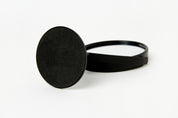 Matte Black Oval Desk Mirror (XS)