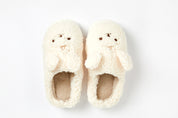 Fur Slippers: Bichon (Cream)