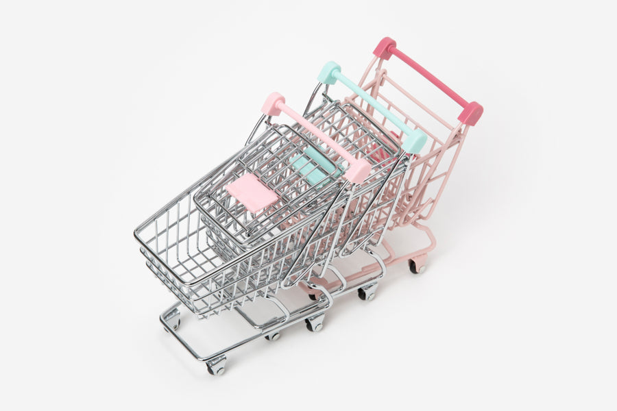 Mini Shopping Cart Mint