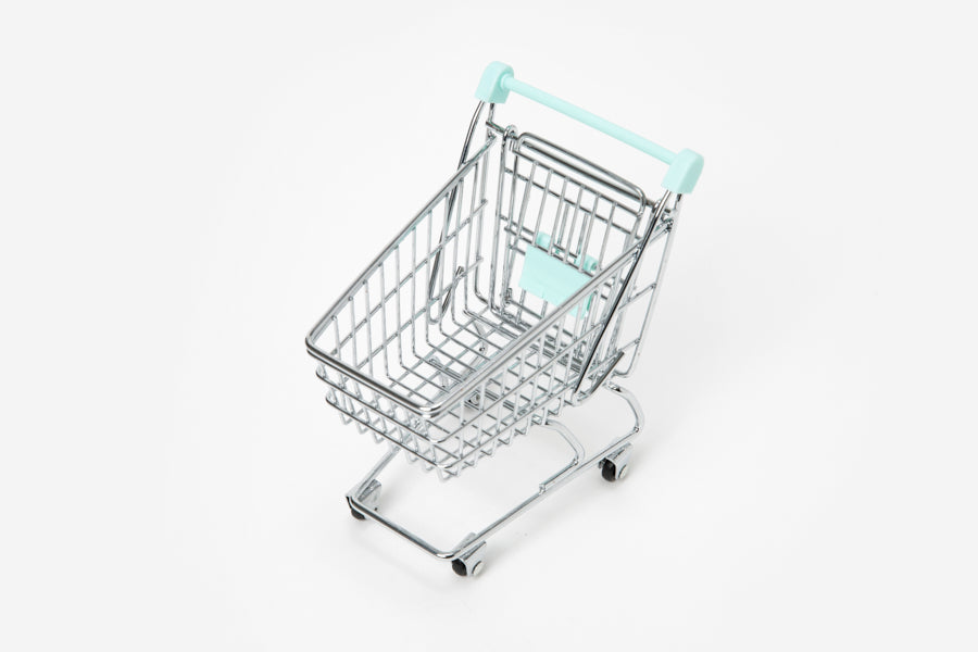 Mini Shopping Cart Mint