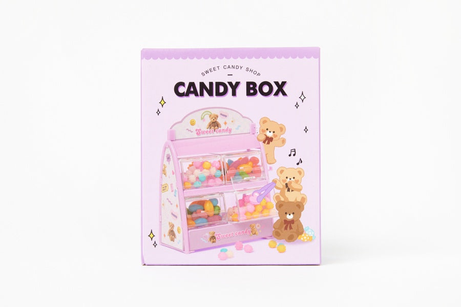 Candy Storage Box - 4 Drawer Purple