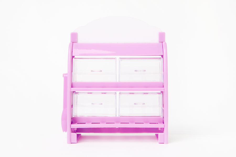 Candy Storage Box - 4 Drawer Purple