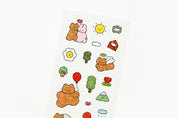 Sticker Rabbit & Bear Happy Day