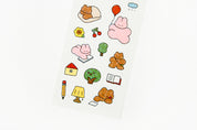 Sticker Rabbit & Bear Happy Day