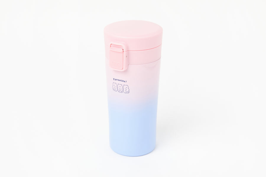 Button Tumbler: Pink Purple (380ml)