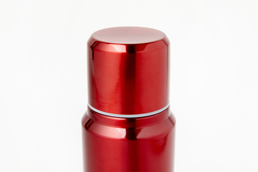 Keep Warm Steel Bottle: Red (500ml)