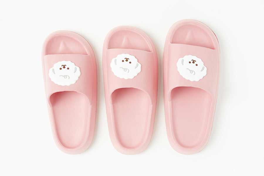 Pom Pom Slippers: Bichon 235 (Pink)