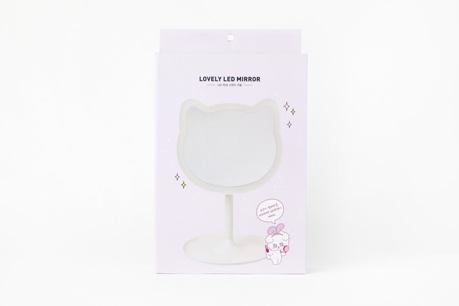 LED Cat Desk Mirror