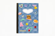 Notebook Bear Blue Retro