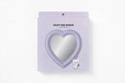 Lavender Heart-Shaped Tabletop Mirror (Small)