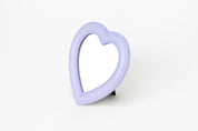 Lavender Heart-Shaped Tabletop Mirror (Small)