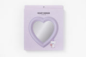 Lavender Heart-Shaped Tabletop Mirror (Large)