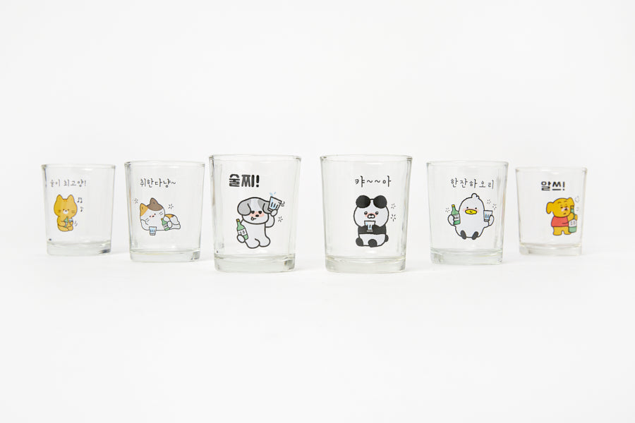 Soju Glass Set: Duck & Panda (75ml)