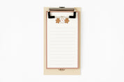 Mini Clipboard & Memo Set Bear Beige