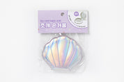 Compact Shell Hand Mirror - Silver