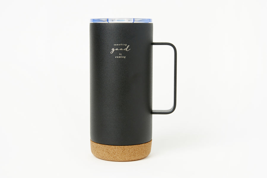 Cork Mug Tumbler Black (480ml)