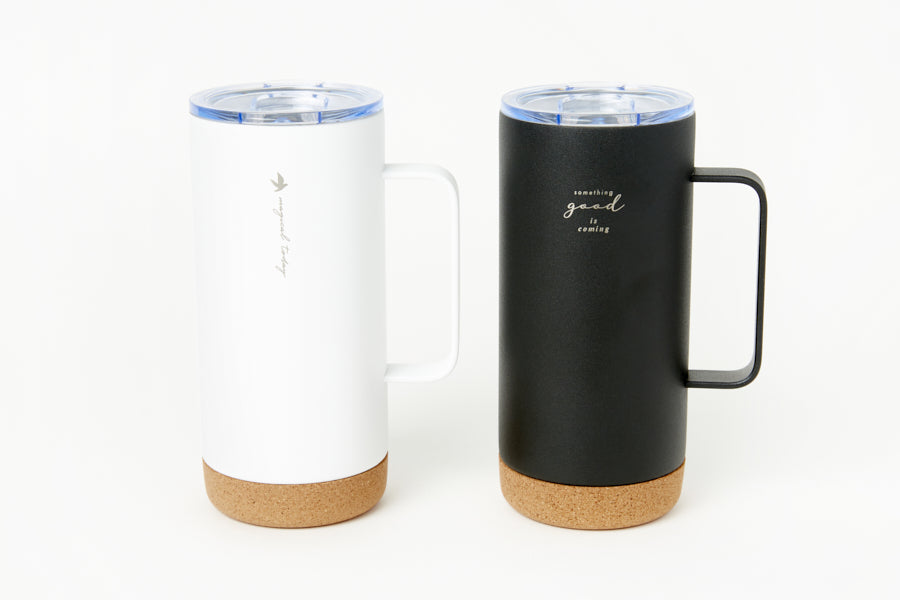 Cork Mug Tumbler Black (480ml)