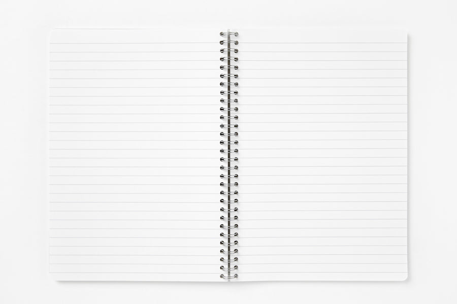 B5 Spring Lined Notebook