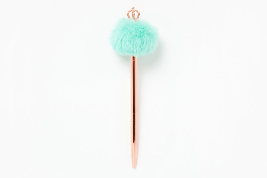 Pen Crown Pom Pom Mint