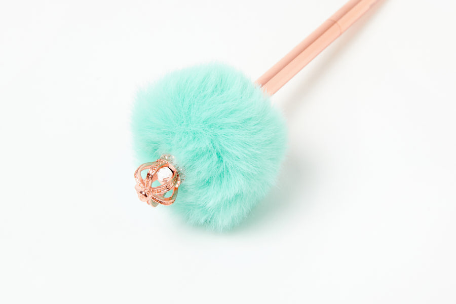 Pen Crown Pom Pom Mint