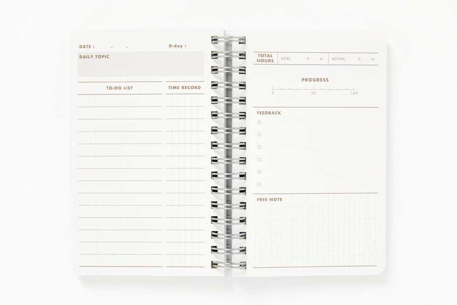 Mini Planner 'My Study Plan For 100 Days'