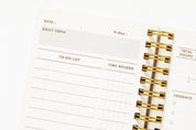 Mini Planner 'Plan & Study' Ivory