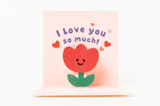 Pop-Up Card - Tulip 'I Love You So Much'