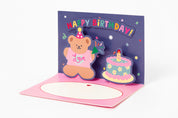 Pop-Up Card 'Happy Birthday' Bear