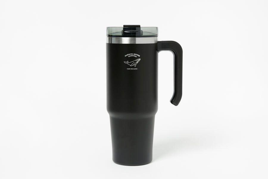 TUMBLER MEGA HANDY BLACK (900ML)