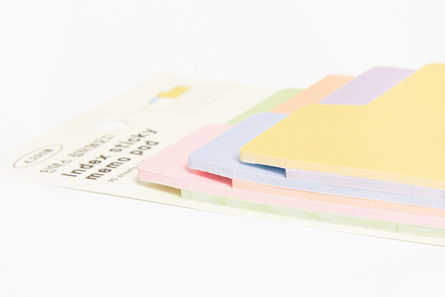 Sticky Memo Pad Index 6 Color