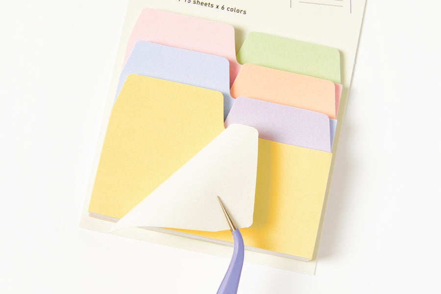 Sticky Memo Pad Index 6 Color