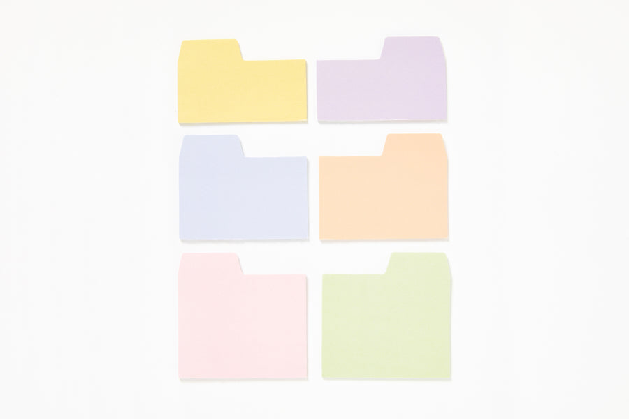 Sticky Memo Pad Index 6 Color