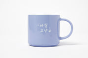 Character Cover Mug (450ml) - Blue Cat