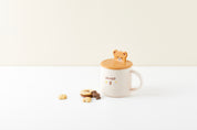 Character Cover Mug (450ml) - Ivory Bear